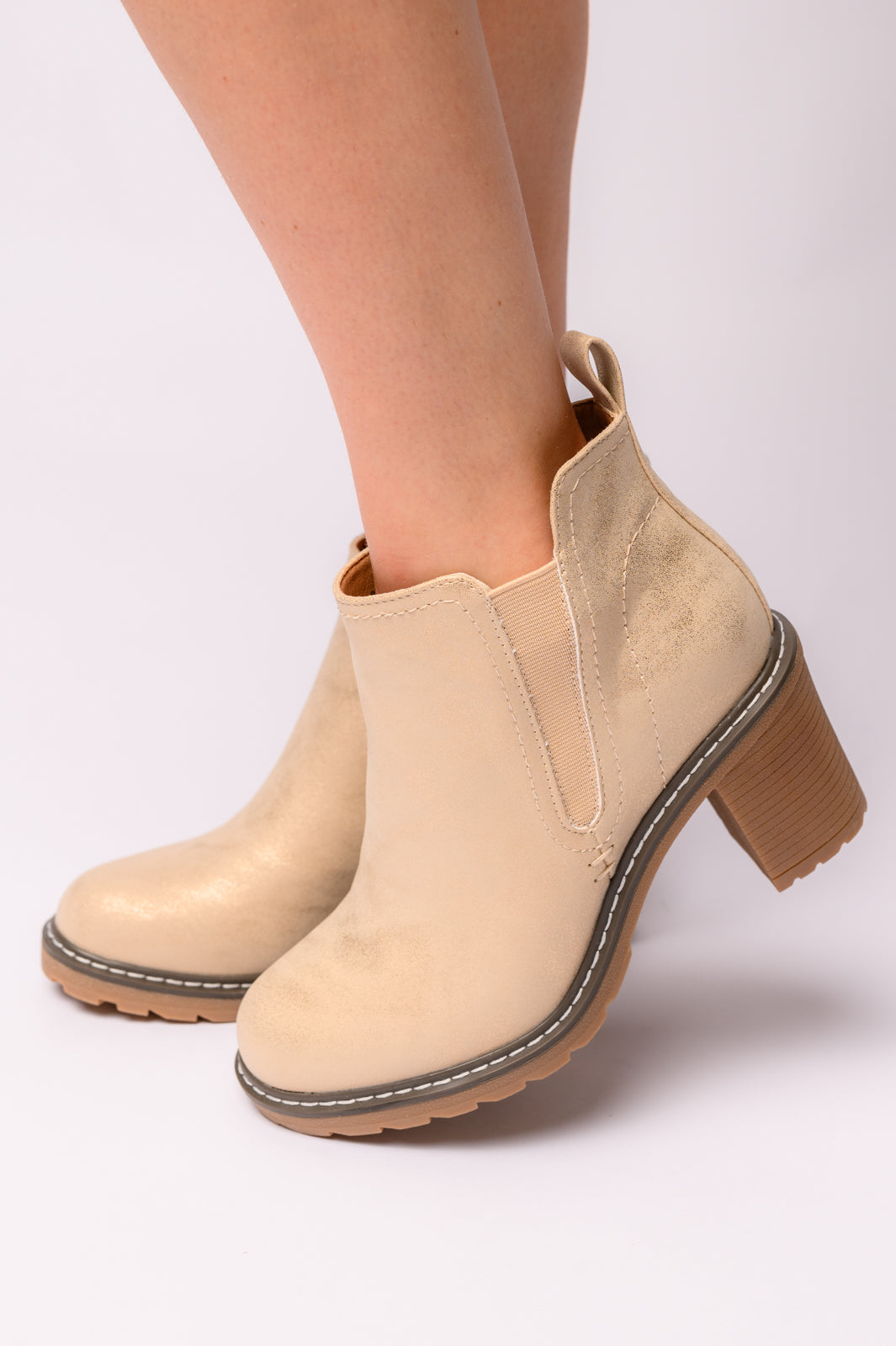 Corky's Bootie in Gold