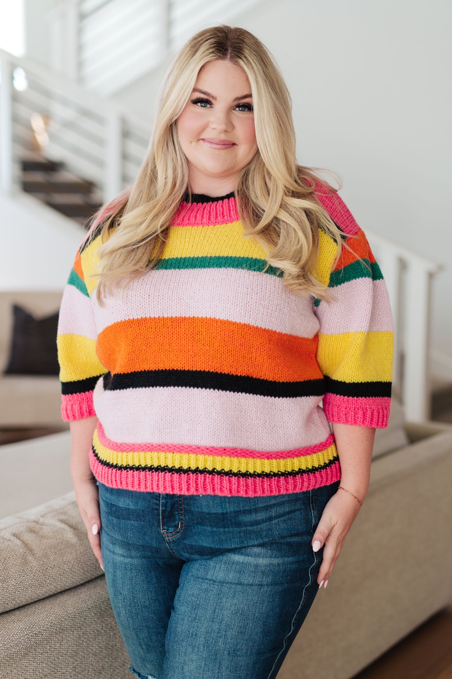 BiBi Bright Side Striped Sweater