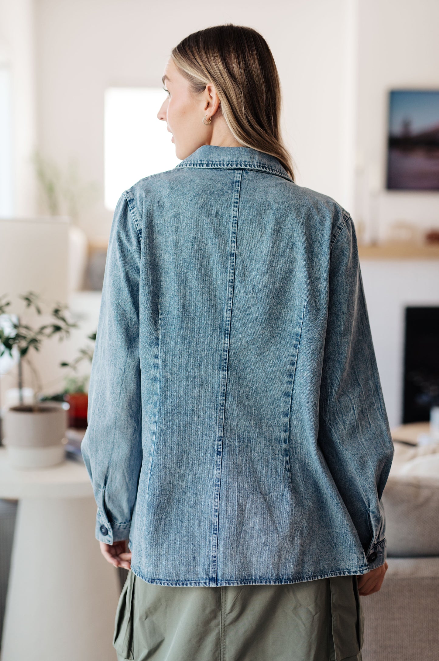 BiBi Business Brunch Denim Blazer