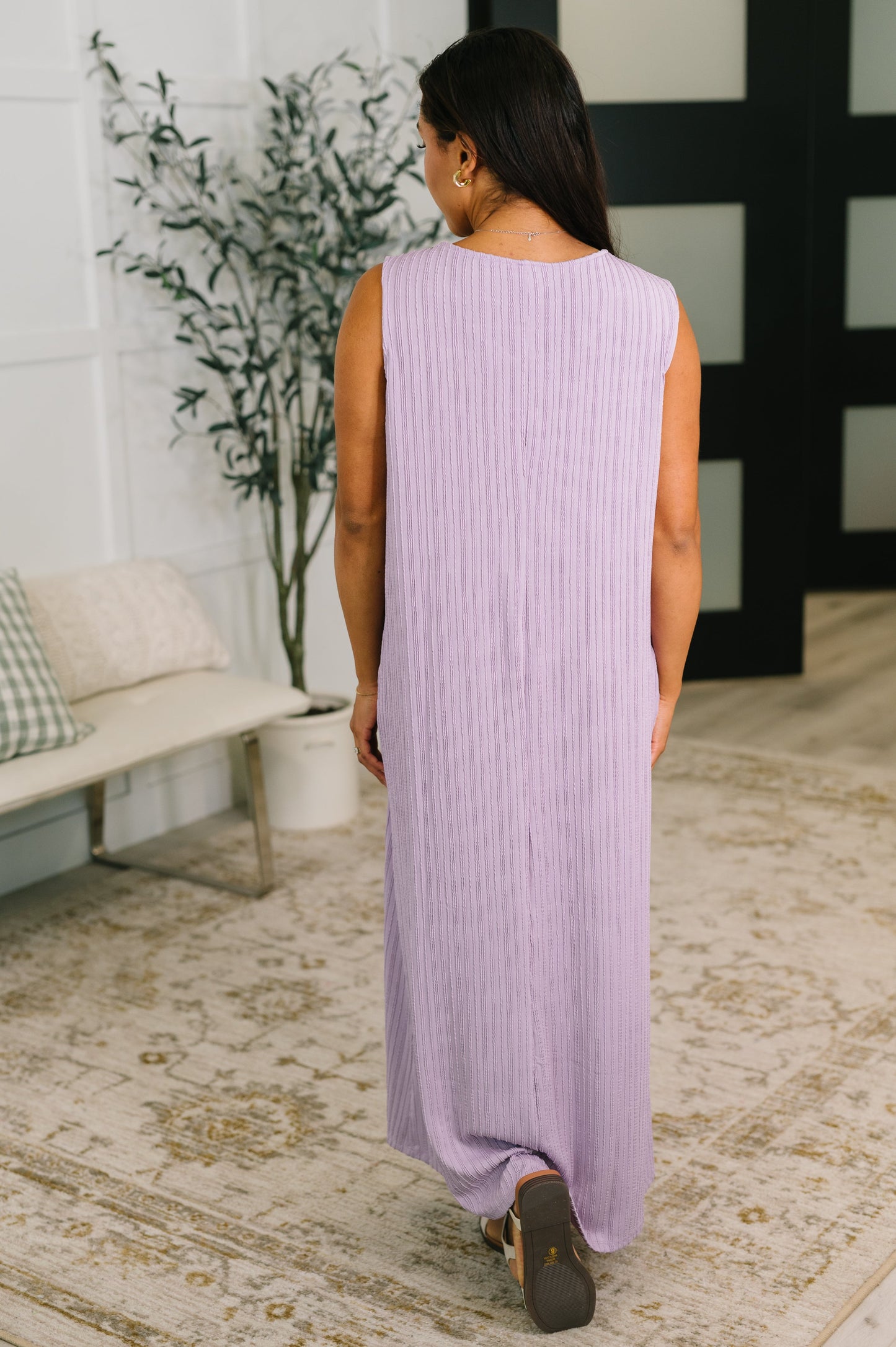 Dear Scarlett Everything She Wants Sleeveless Maxi Dress in Lavender