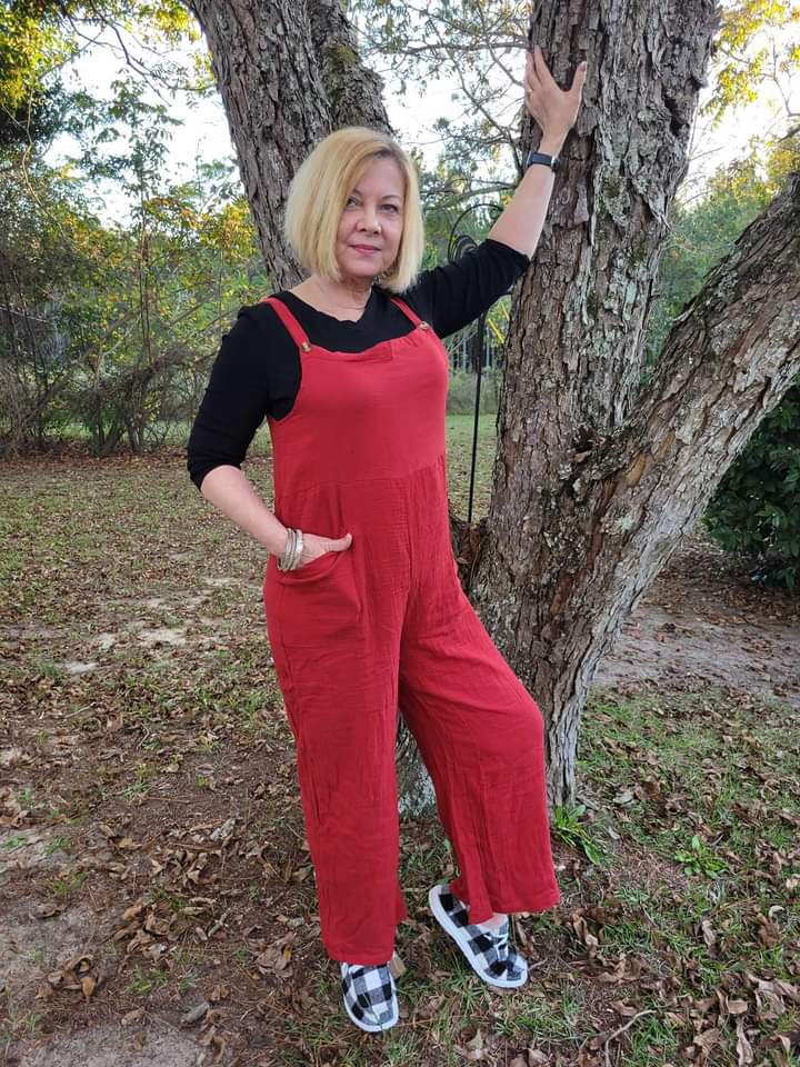 Full Size Front Pocket Jumpsuit