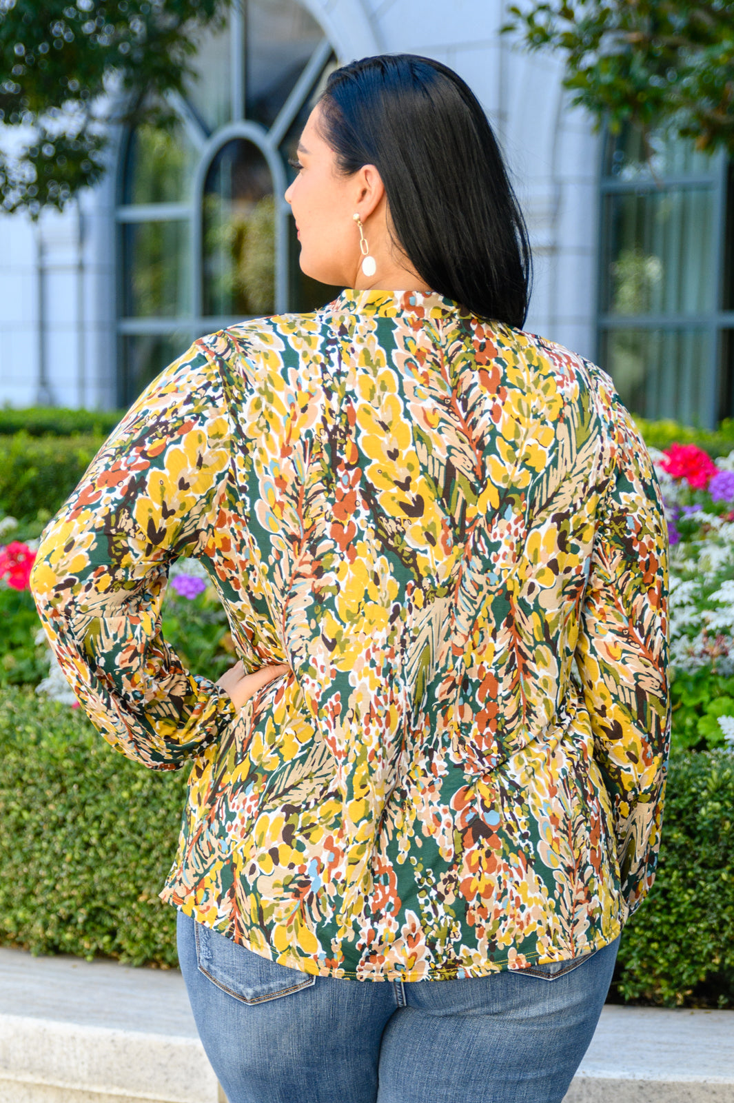 Lilly Ann Floral Print Blouse