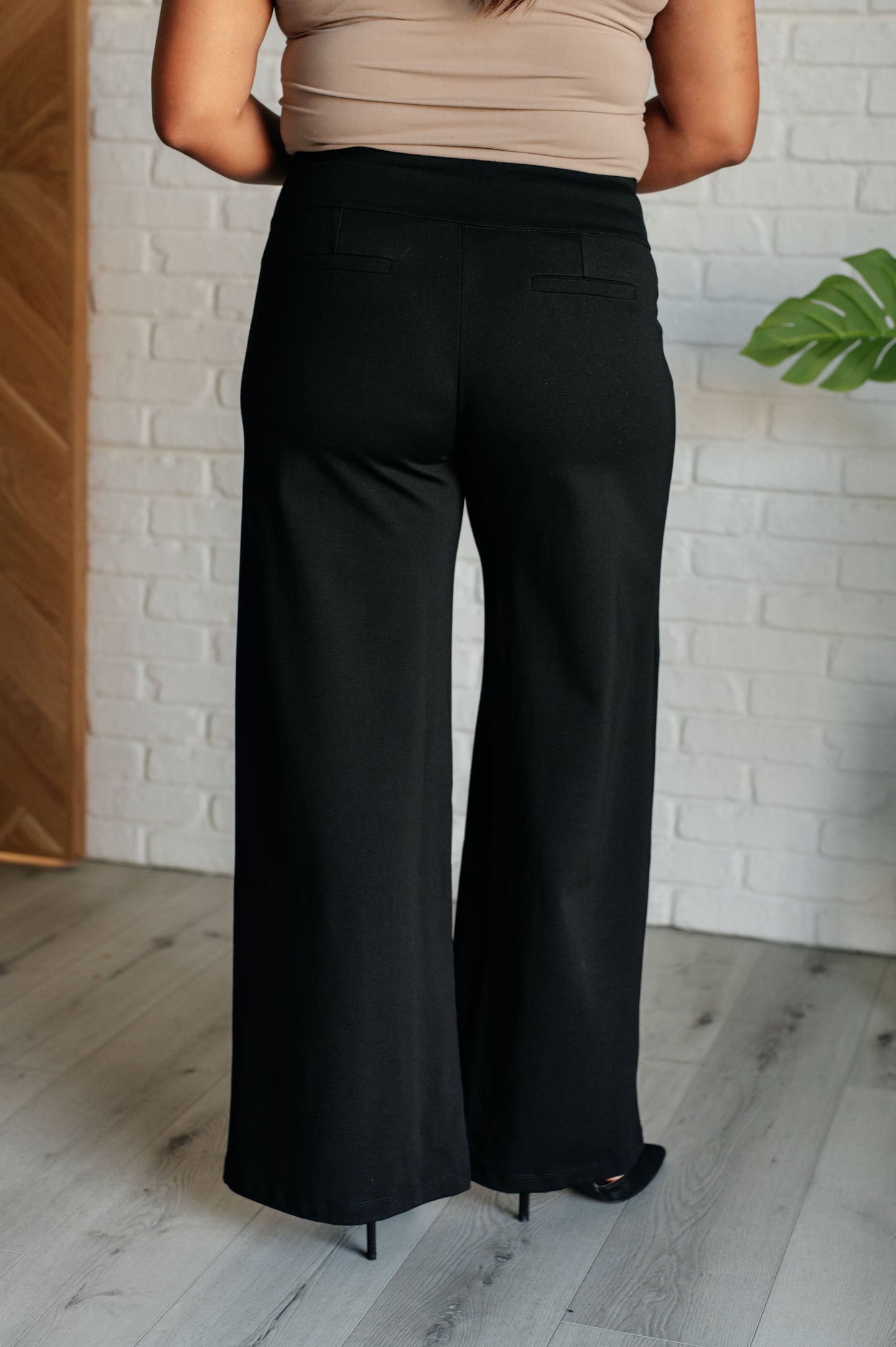 Dear Scarlett Magic Wide Leg Pants in Black