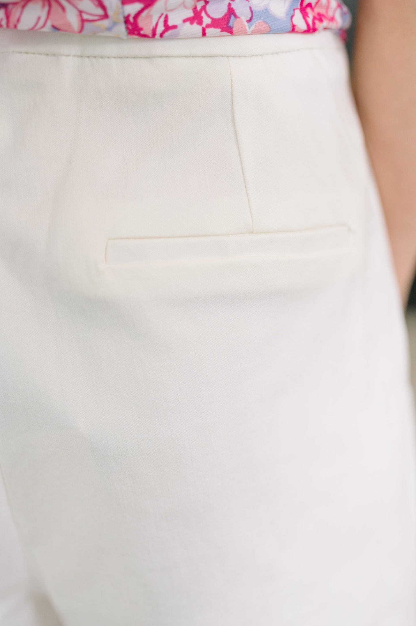 Dear Scarlett Only Pair High Waisted Wide Leg Bottoms in Off White