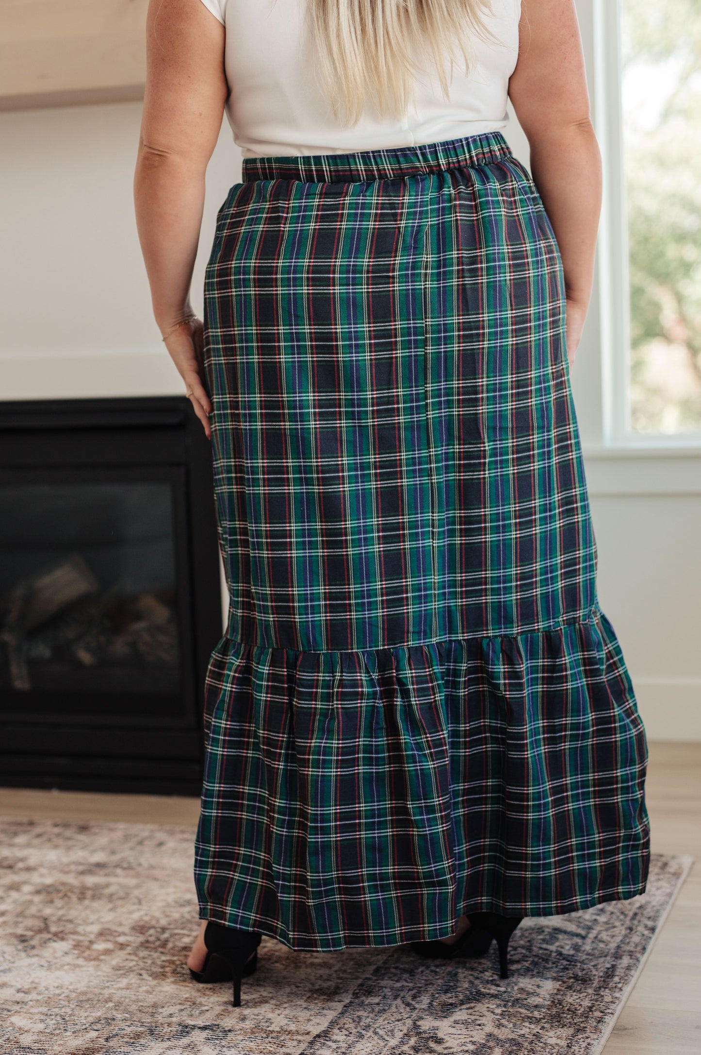 Jodifl Plaid Perfection Maxi Skirt