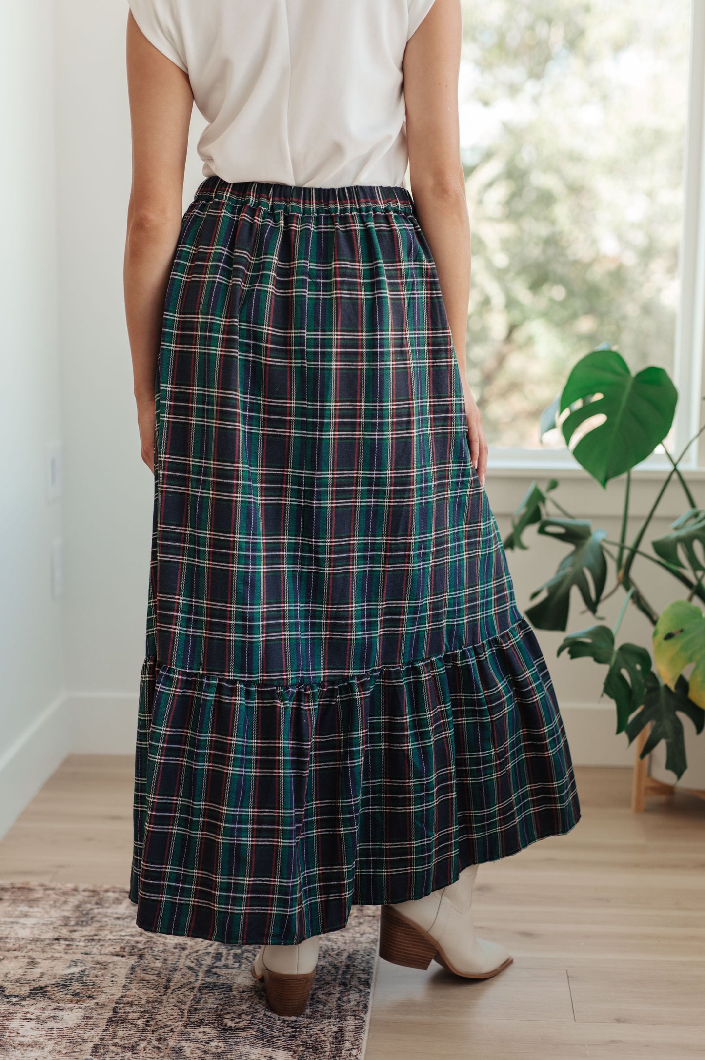 Jodifl Plaid Perfection Maxi Skirt