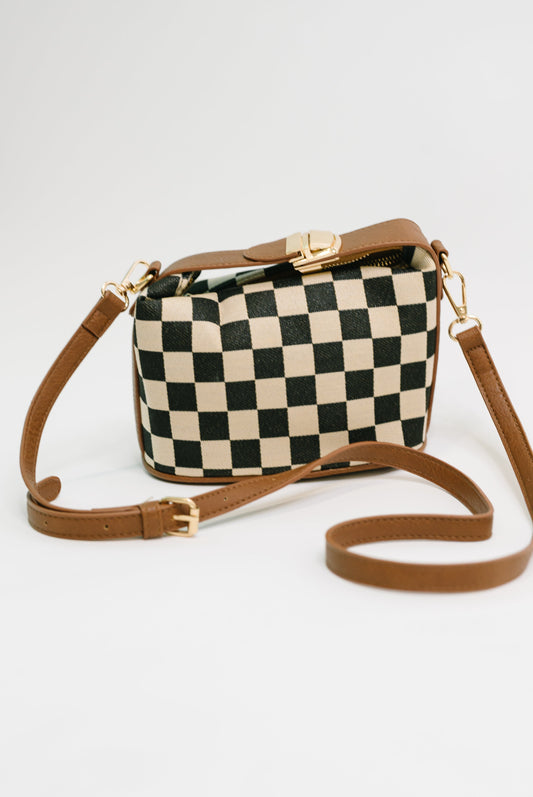 Zenana Send a Check Crossbody Bag