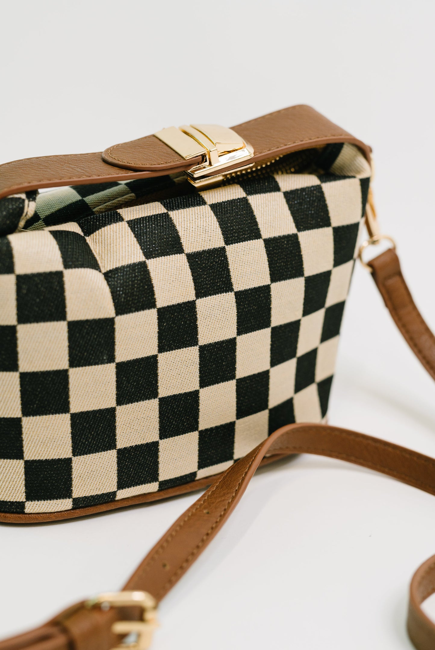 Zenana Send a Check Crossbody Bag