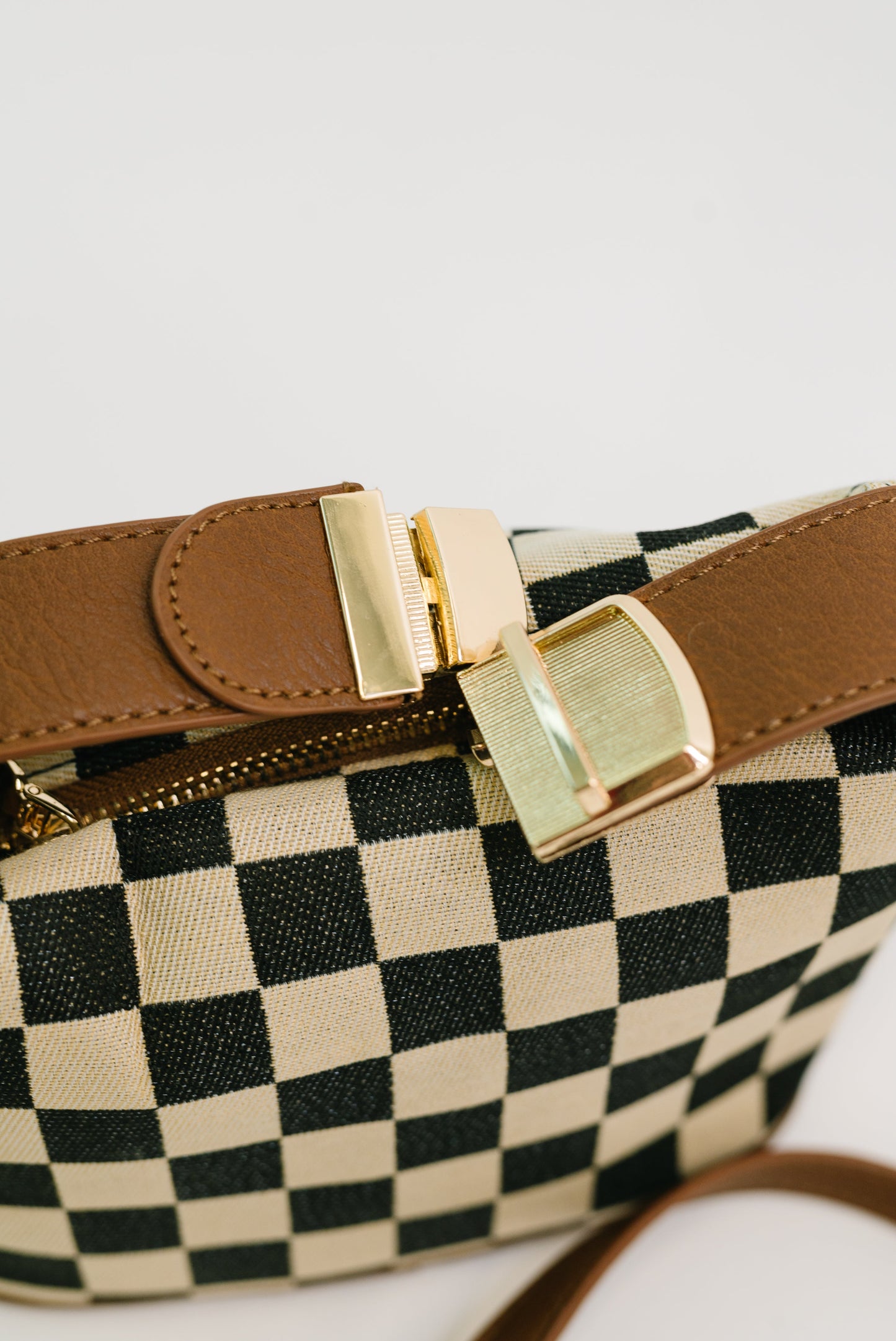 Zenana Send a Check Crossbody Bag