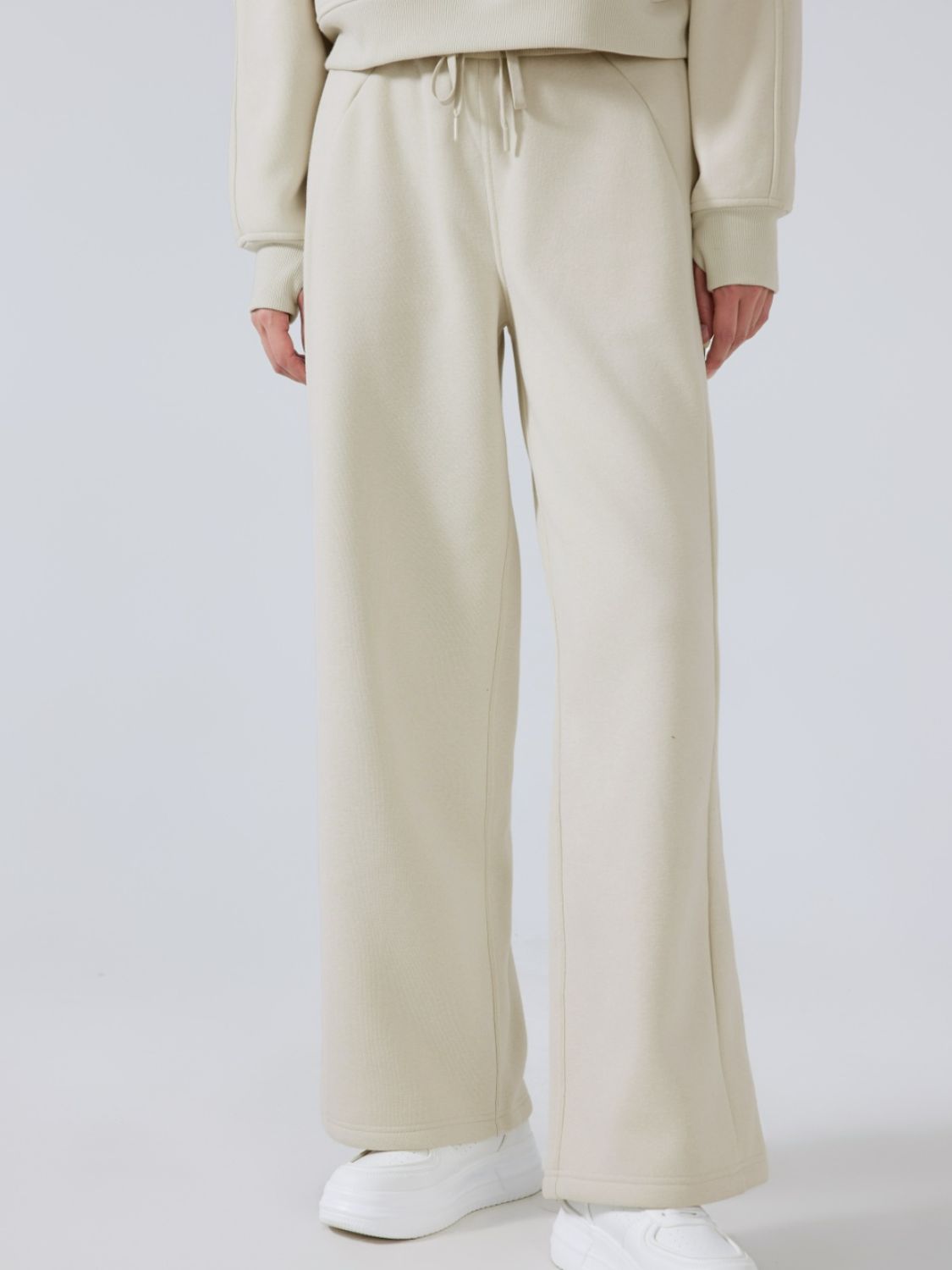 Drawstring Wide Leg Pants