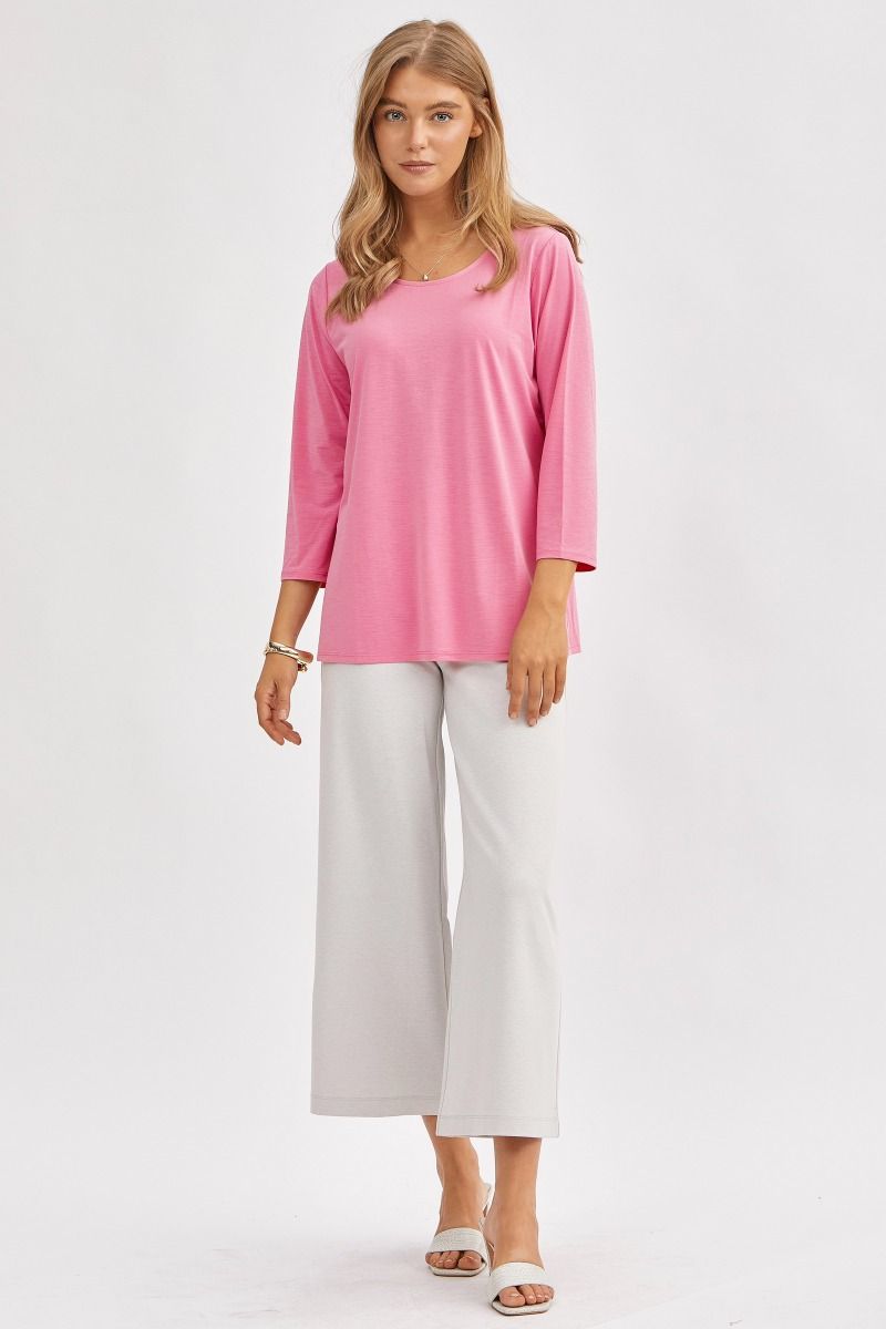 Dear Scarlett Signature Classic Round Neck Top