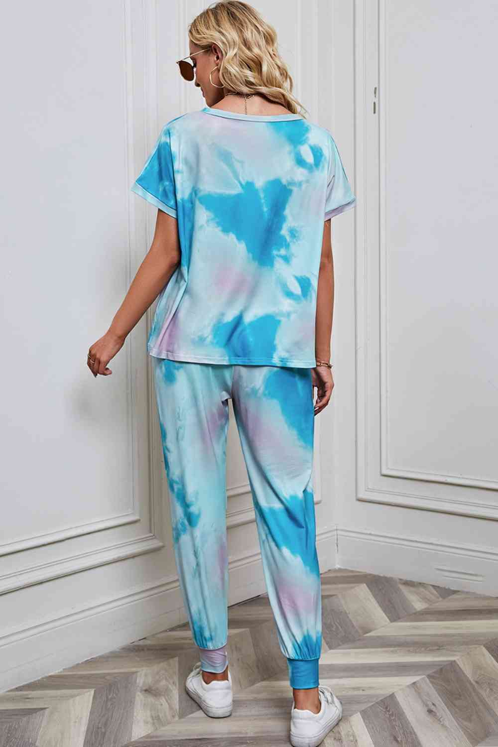 Tie-Dye Top and Pants Set