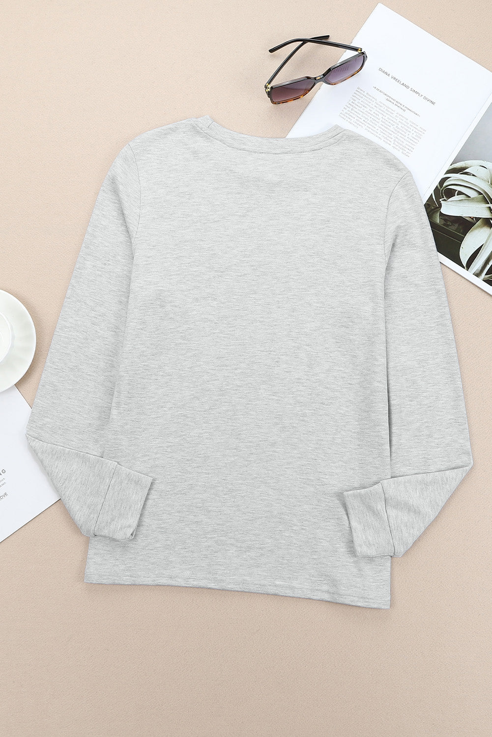 Letter Graphic Long Sleeve Tee