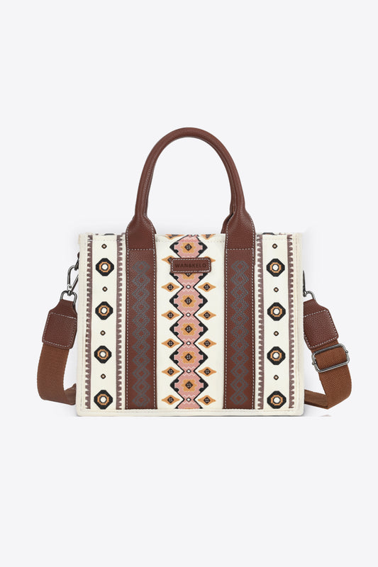 Printed PU Leather Shoulder Bag