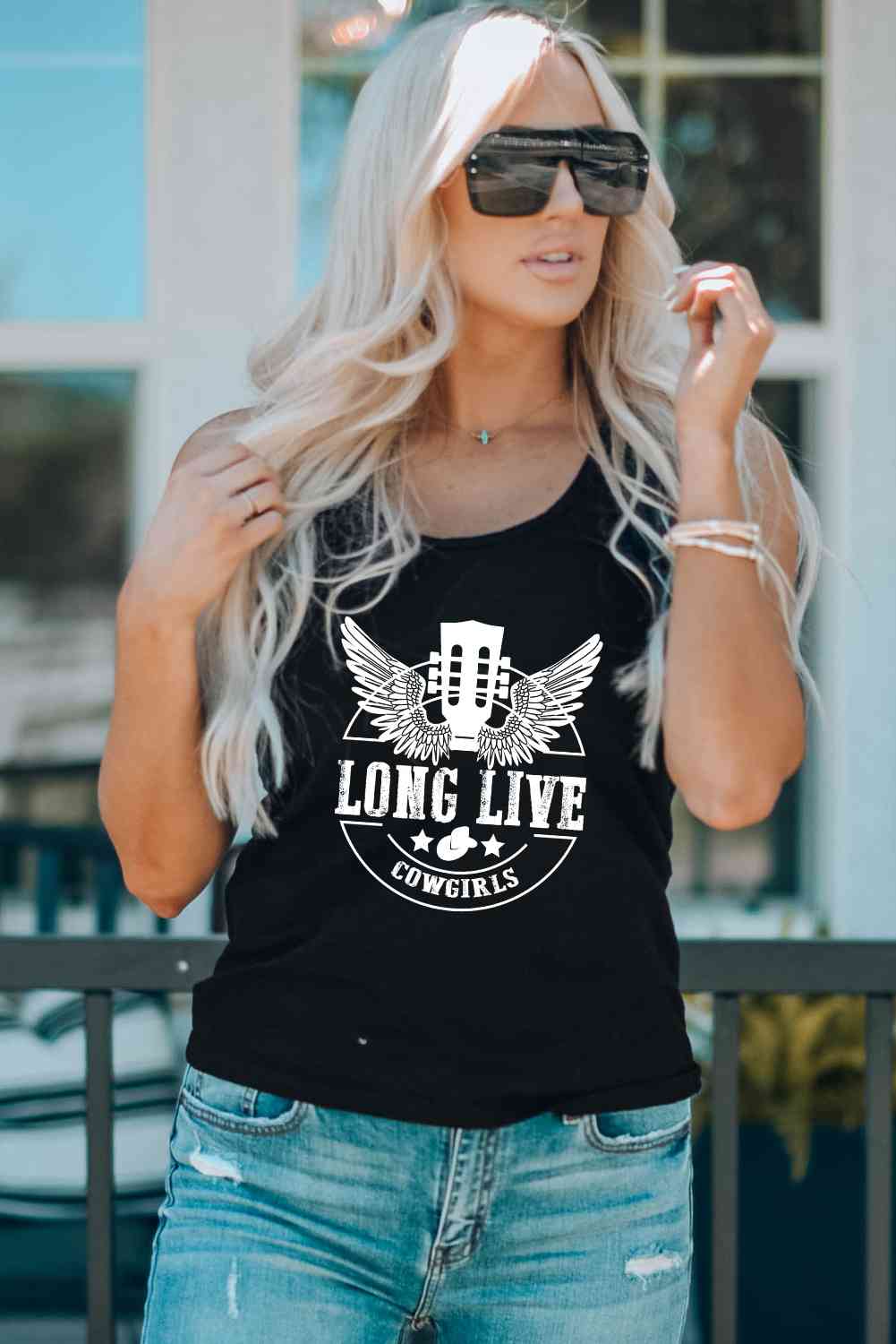 LONG LIVE COWGIRLS Graphic Tank