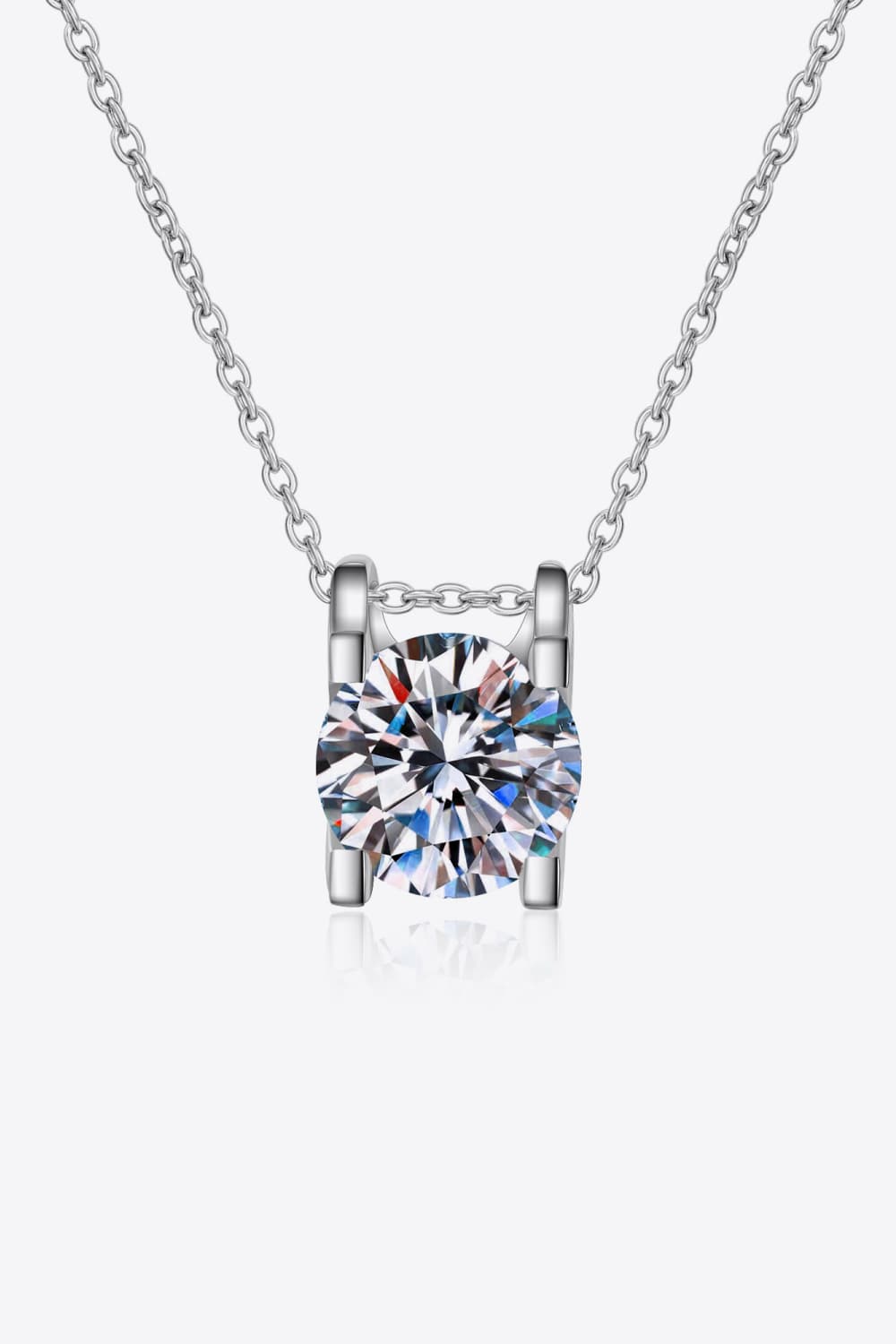 Moissanite 925 Sterling Silver Necklace