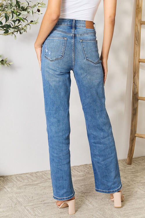 Judy Blue Full Size High Waist Distressed Jeans