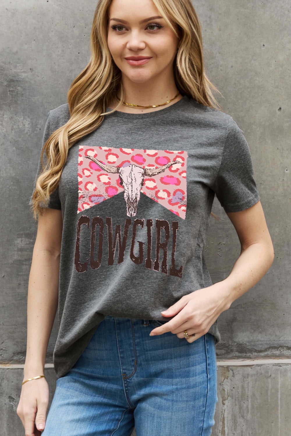 Simply Love Full Size COWGIRL Graphic Cotton Tee